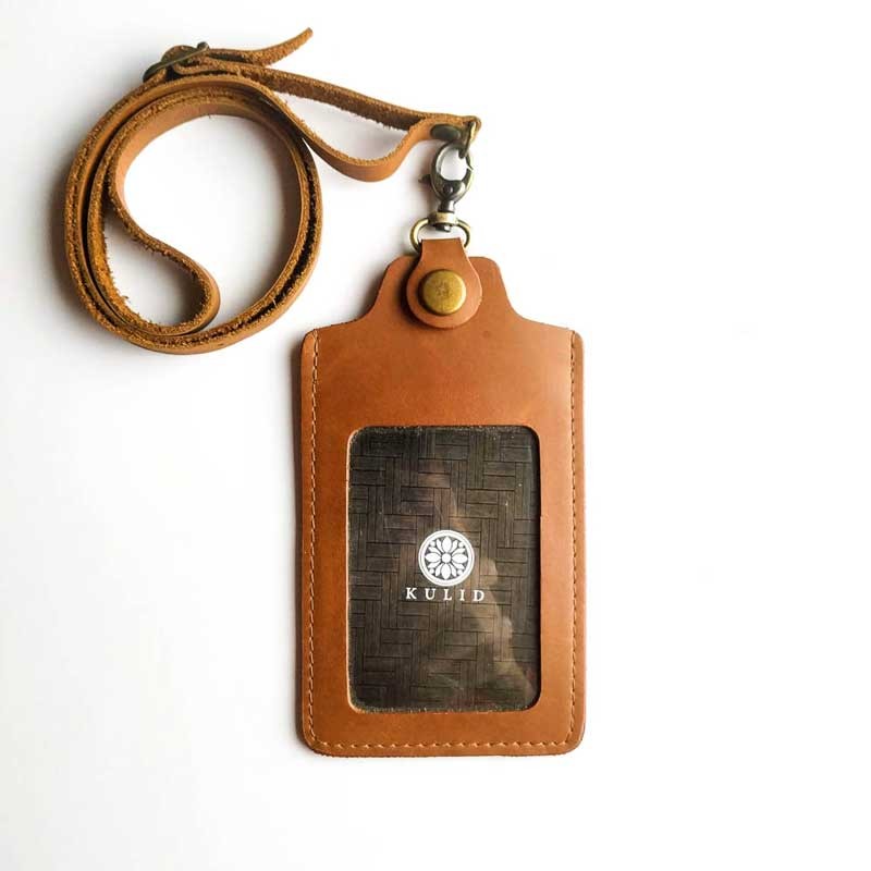 Tempat ID Card Kulit Taraka Warna Coklat